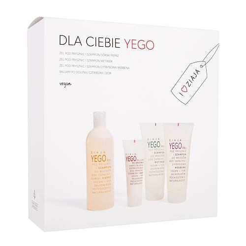 Sprchový gel Ziaja Men (Yego) 400 ml poškozená krabička Kazeta