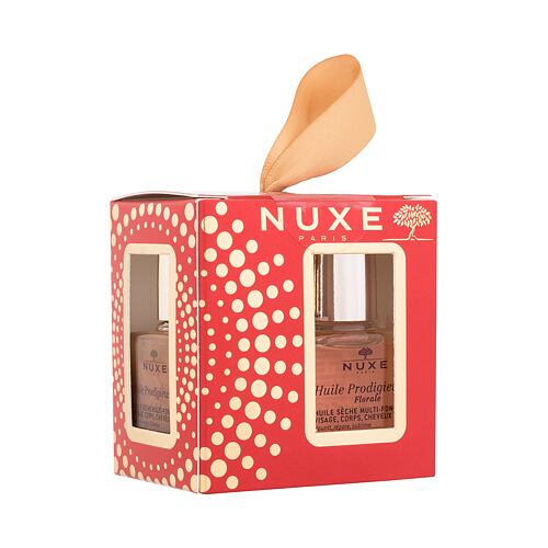 Tělový olej NUXE Huile Prodigieuse The 3 Prodigieux Dry Oil Set 10 ml poškozená krabička Kazeta