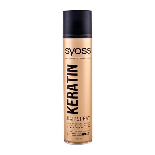 Lak na vlasy Syoss Keratin Hair Spray 300 ml poškozený flakon