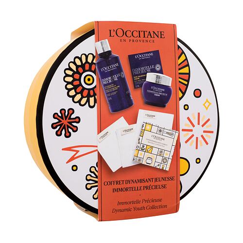 Denní pleťový krém L'Occitane Immortelle Précieuse Dynamic Youth Collection 50 ml poškozená krabička Kazeta
