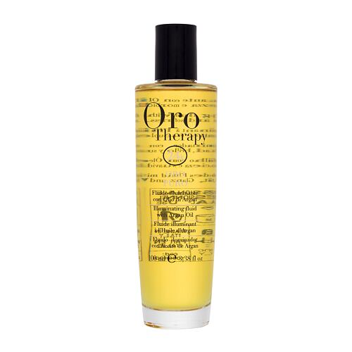 Olej na vlasy Fanola Oro Therapy 24K Oro Puro Illuminating Fluid 100 ml poškozená krabička