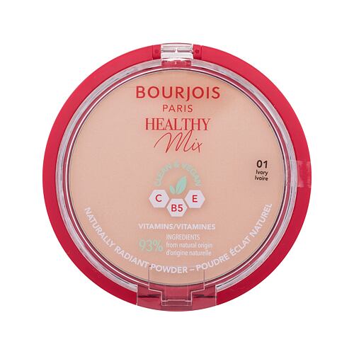 Pudr BOURJOIS Paris Healthy Mix Clean & Vegan Naturally Radiant Powder 10 g 01 Ivory