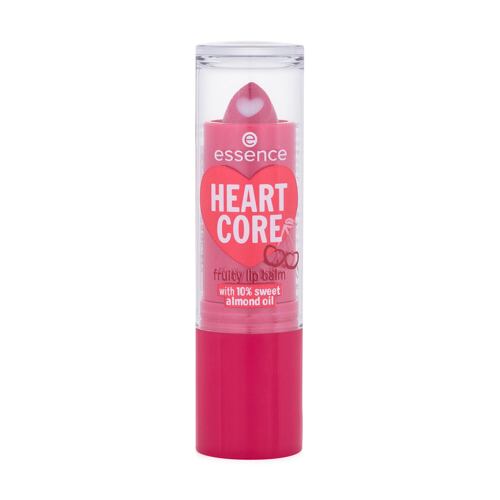 Balzám na rty Essence Heart Core Fruity Lip Balm 3 g 01 Crazy Cherry