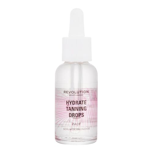 Samoopalovací přípravek Makeup Revolution London Hydrate Tanning Drops Face 30 ml poškozená krabička