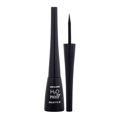 Oční linka Wet n Wild H2O Proof Liquid Eyeliner 5 ml Black poškozená krabička