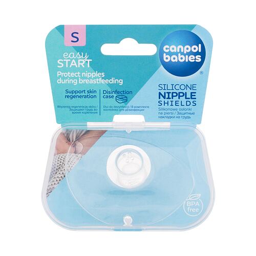 Vložky do podprsenky Canpol babies Easy Start Silicone Nipple Shields S 2 ks