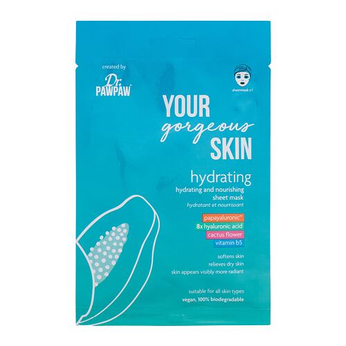 Pleťová maska Dr. PAWPAW Your Gorgeous Skin Hydrating Sheet Mask 25 ml