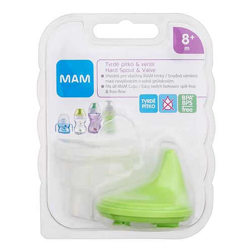 Hrneček MAM Spout & Valve Hard 8m+ Green 1 ks
