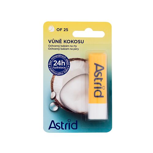 Balzám na rty Astrid Coconut Lip Balm SPF25 4,8 g