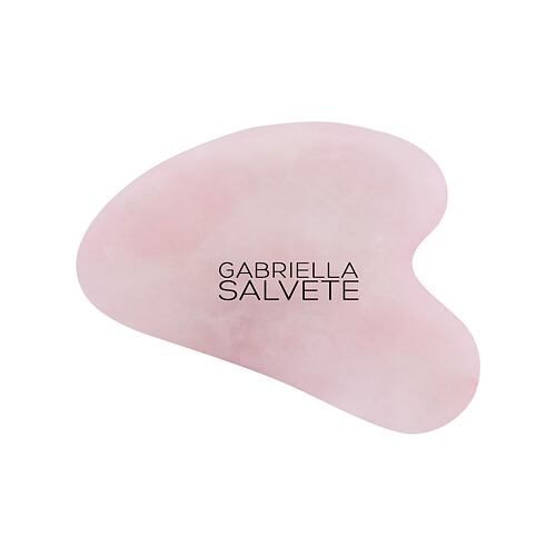 Masážní váleček a kámen Gabriella Salvete Face Massage Stone Rose Quartz Gua Sha 1 ks poškozená krabička