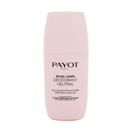 Deodorant PAYOT Rituel Corps Déodorant Neutral 24HR Gentle Roll-On 75 ml poškozený flakon