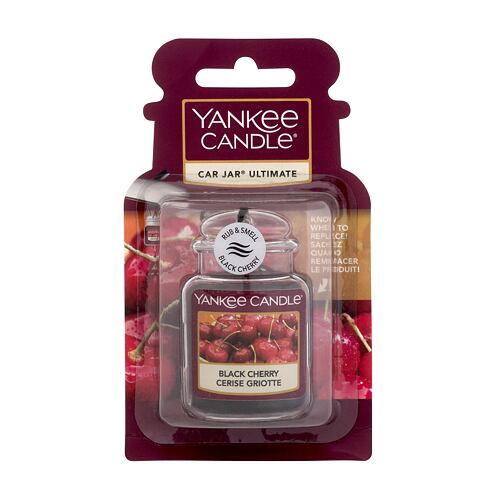 Vůně do auta Yankee Candle Black Cherry Car Jar 1 ks poškozený obal