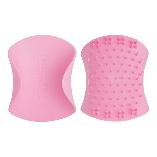 Kartáč na vlasy Tangle Teezer The Scalp Exfoliator & Massager 1 ks Pretty Pink poškozená krabička
