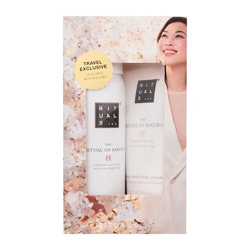 Tělový krém Rituals The Ritual Of Sakura Travel Exclusive Mini Bestsellers 70 ml poškozená krabička Kazeta