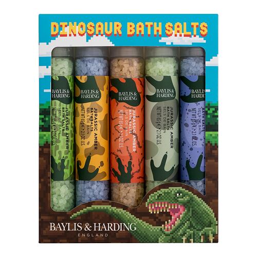 Koupelová sůl Baylis & Harding Dinosaur Bath Salts 65 g poškozená krabička Kazeta