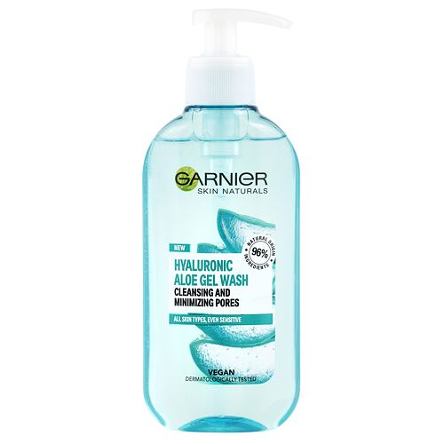 Čisticí gel Garnier Skin Naturals Hyaluronic Aloe Gel Wash 200 ml