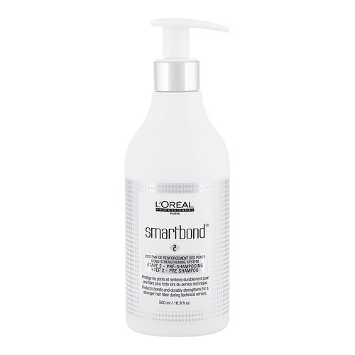 Maska na vlasy L'Oréal Professionnel Smartbond® Bond Strengthening System Step 2 Pre Shampoo 500 ml poškozený flakon