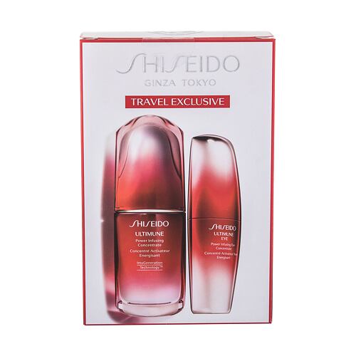 Pleťové sérum Shiseido Ultimune Power Infusing Set 50 ml poškozená krabička Kazeta