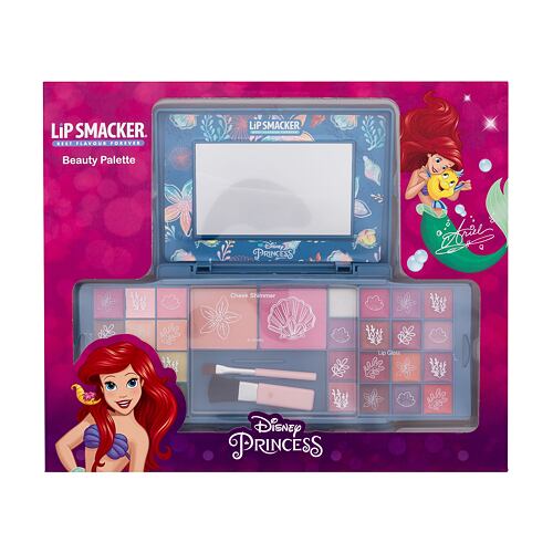 Dekorativní kazeta Lip Smacker Disney Princess Ariel Beauty Palette 1 ks poškozená krabička
