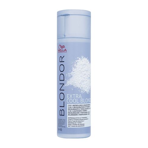 Barva na vlasy Wella Professionals Blondor Extra Cool Blonde 2-In-1 Lightener & Toner 150 g