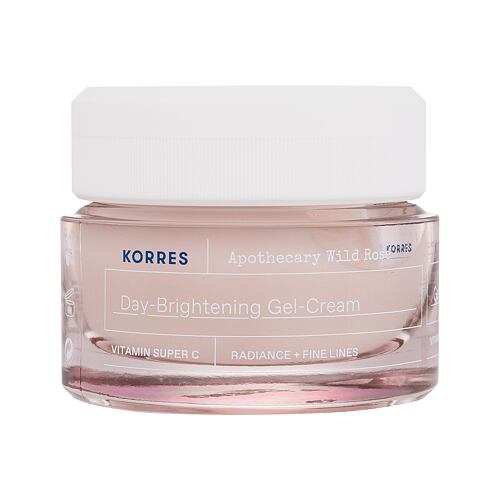 Denní pleťový krém Korres Apothecary Wild Rose Day-Brightening Gel-Cream 40 ml poškozená krabička