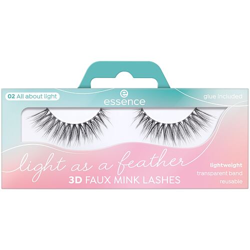Umělé řasy Essence Light As A Feather 3D Faux Mink 02 All About Light 1 ks