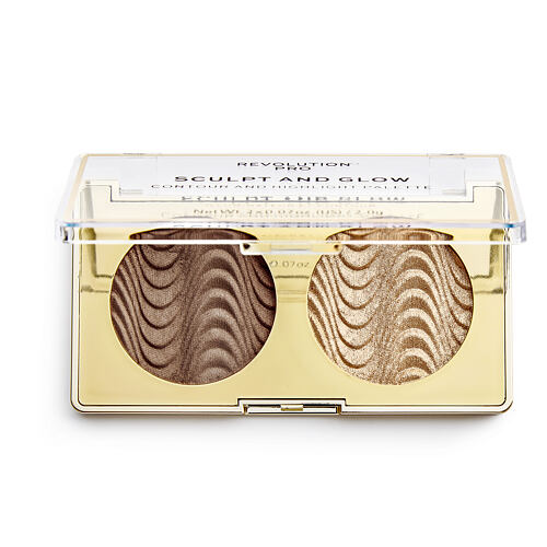 Konturovací paletka Revolution Pro Sculpt And Glow 4 g Savanna Nights