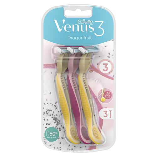 Holicí strojek Gillette Venus3 Dragonfruit 3 ks