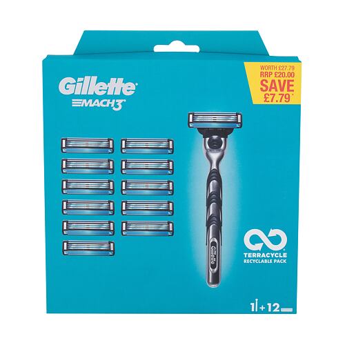 Holicí strojek Gillette Mach3 1 ks poškozená krabička