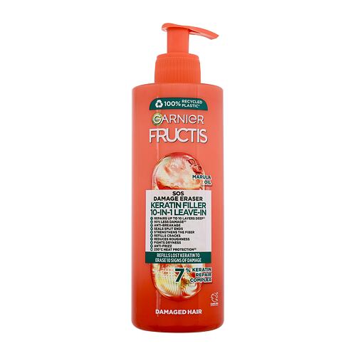 Sérum na vlasy Garnier Fructis SOS Damage Eraser Keratin Filler 10-In-1 Leave-In 400 ml