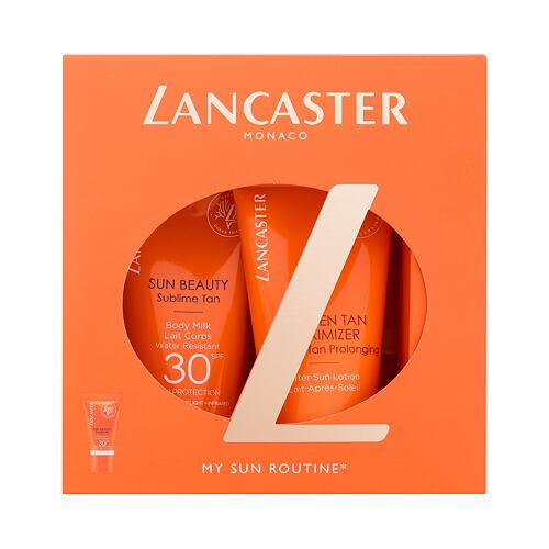 Opalovací přípravek na tělo Lancaster Sun Beauty My Sun Routine 50 ml Kazeta