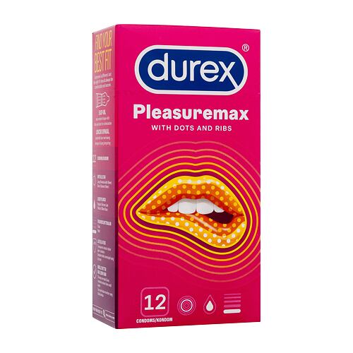 Kondomy Durex Pleasuremax 12 ks poškozená krabička