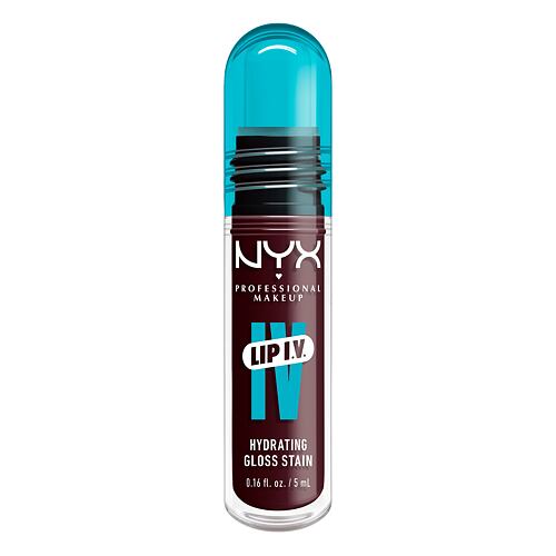 Lesk na rty NYX Professional Makeup Lip I.V. Hydrating Gloss Stain 5 ml 14 Mauve N’ Moist!