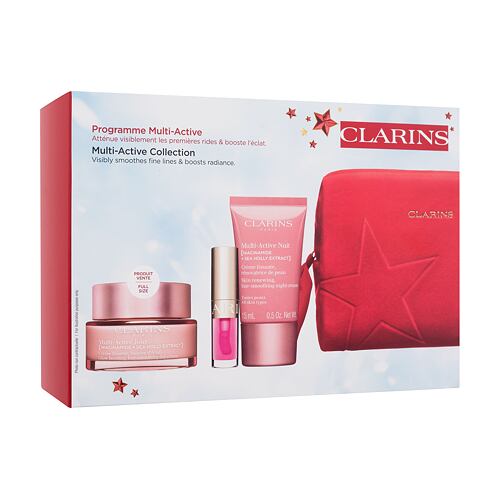 Denní pleťový krém Clarins Multi-Active Collection 50 ml poškozená krabička Kazeta