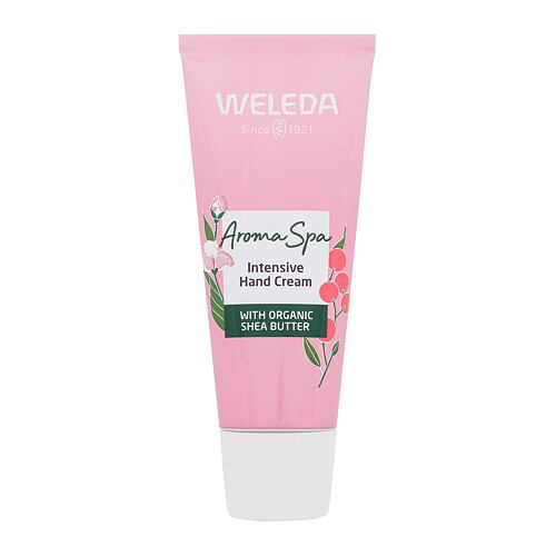 Krém na ruce Weleda Aroma Spa Pink Pepper + Rock Rose Intensive Hand Cream 50 ml poškozená krabička