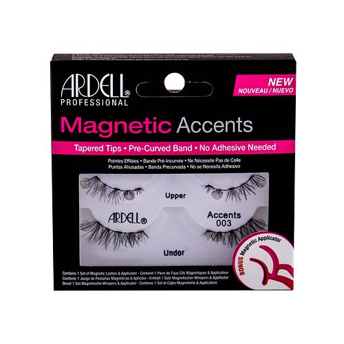 Umělé řasy Ardell Magnetic Accents 003 1 ks Black poškozená krabička