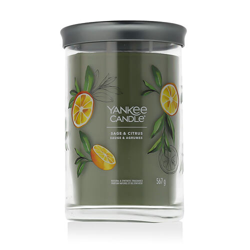 Vonná svíčka Yankee Candle Signature Sage & Citrus Tumbler 567 g
