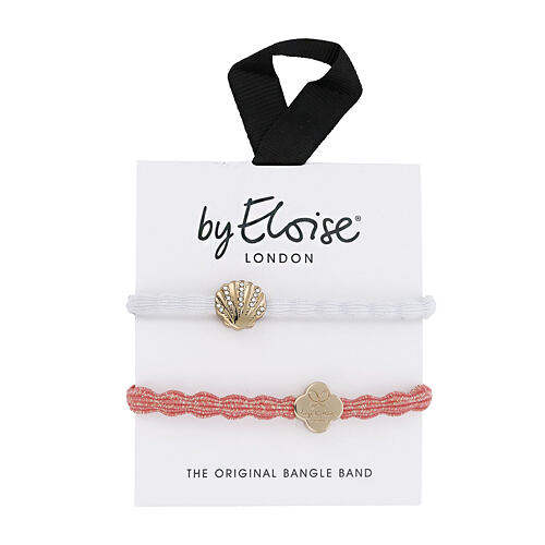 Gumička na vlasy By Eloise London Bangle Set Coral Beach 1 ks