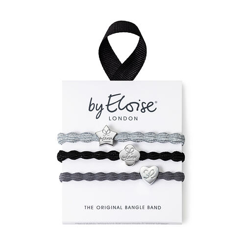Gumička na vlasy By Eloise London Bangle Set Stylish Silver 1 ks