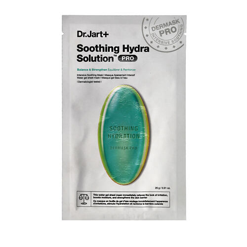 Pleťová maska Dr. Jart+ Dermask Pro Soothing Hydra Solution 26 g