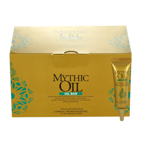 Sérum na vlasy L'Oréal Professionnel Mythic Oil Oil Bar 15x12 ml poškozená krabička Kazeta