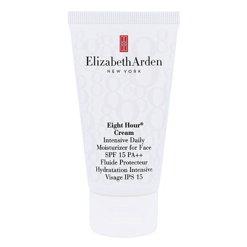 Denní pleťový krém Elizabeth Arden Eight Hour Cream Intesive Daily Moisturizer SPF15 49 g poškozená krabička