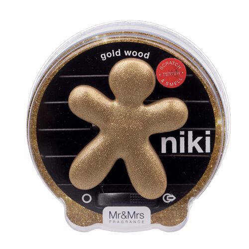 Vůně do auta Mr&Mrs Fragrance Niki Gold Wood 1 ks