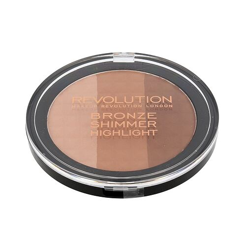 Pudr Makeup Revolution London Ultra Bronze, Shimmer And Highlight 15 g