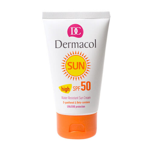 Opalovací přípravek na obličej Dermacol Sun WR Sun Cream SPF50 50 ml poškozená krabička