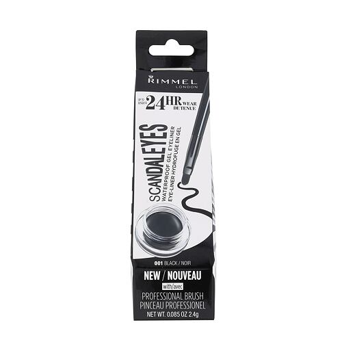 Oční linka Rimmel London Scandaleyes 2,4 g 001 Black poškozená krabička