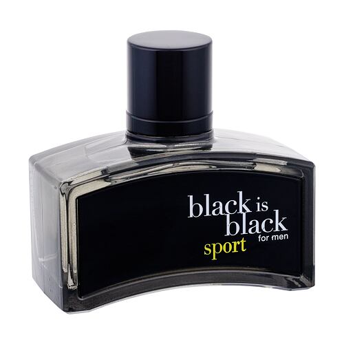Toaletní voda Nuparfums Black is Black Sport 100 ml poškozená krabička