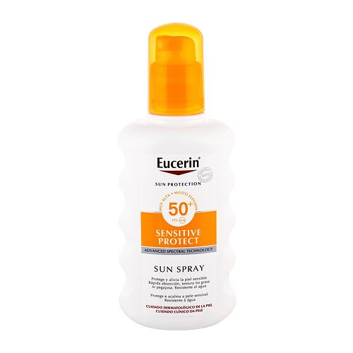 Opalovací přípravek na tělo Eucerin Sun Sensitive Protect Sun Spray SPF50+ 200 ml