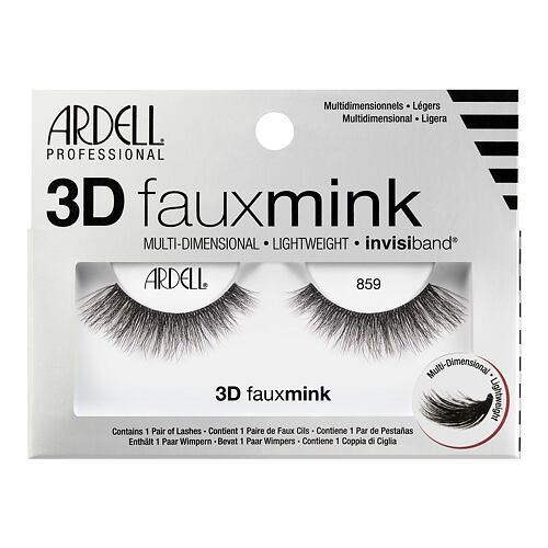 Umělé řasy Ardell 3D Faux Mink 859 1 ks Black