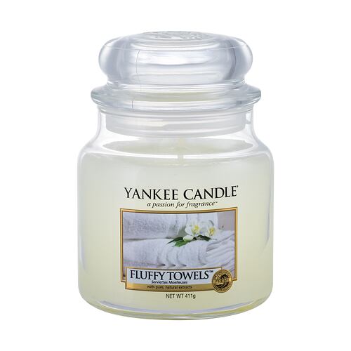 Vonná svíčka Yankee Candle Fluffy Towels 411 g